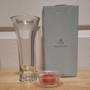 PartyLite Clarity 7" (18cm) Taper/Tealight Holder